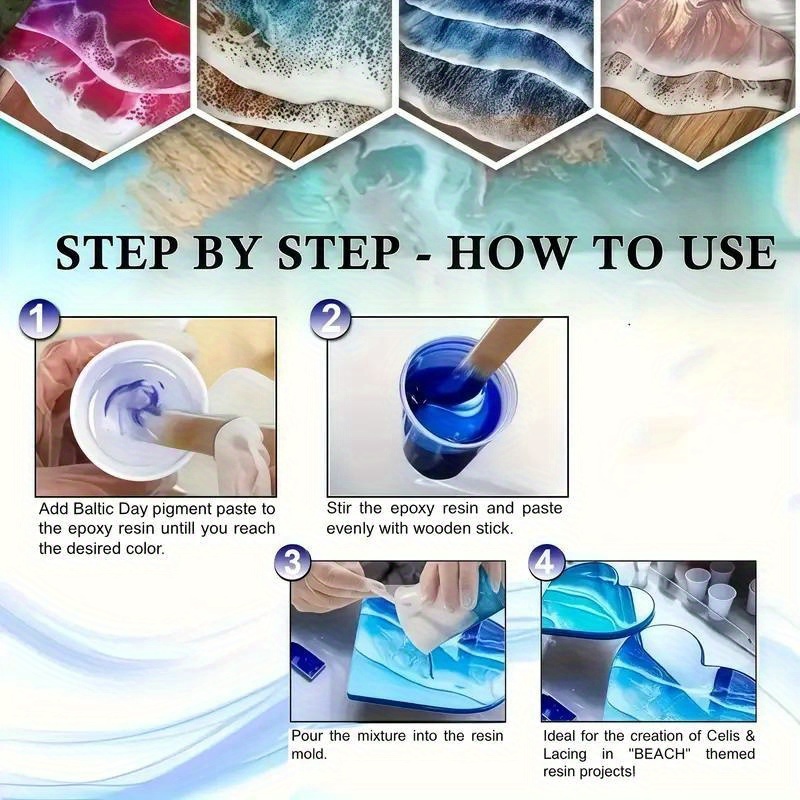 24 Renk/8 Renk 5g 0. Farklı Re - Woodworking Resin incelemesi ve fiyatı