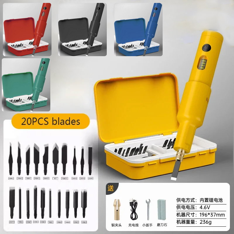 20 adet bıçak elektrikli oyma  - Wood Chisel Set incelemesi ve fiyatı