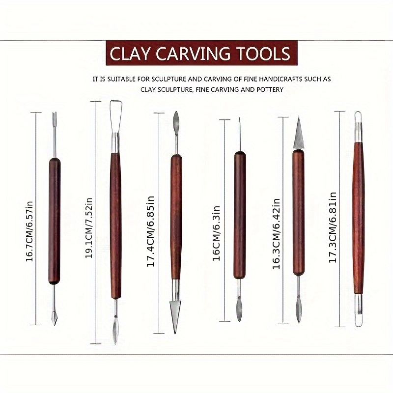 6 adet heykel aracı çömlek ahş - Wood Chisel Set incelemesi ve fiyatı