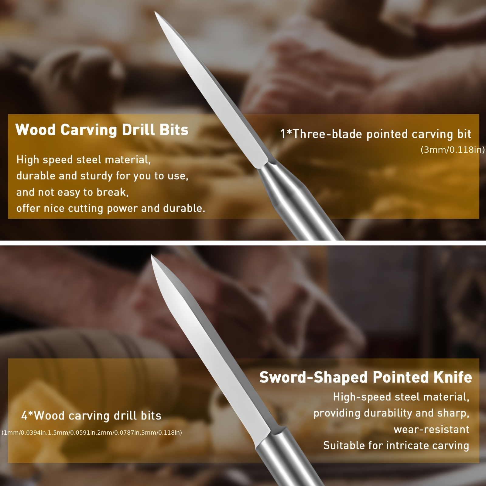 11 adet HSS gravür matkap uçla - Wood Chisel Set incelemesi ve fiyatı